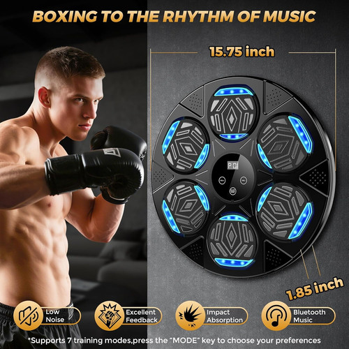 Music boxing machine wall - music,