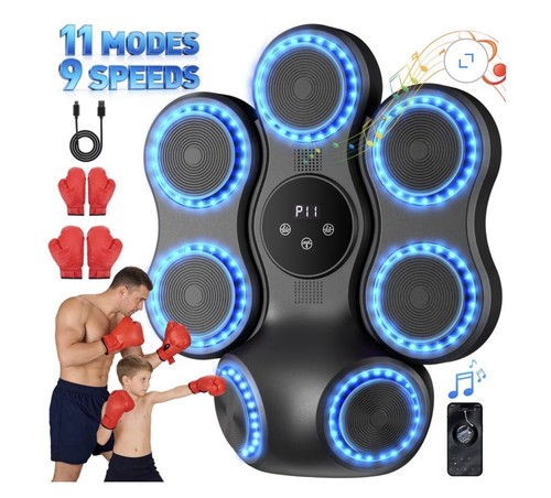 Music boxing target - boxing, machine